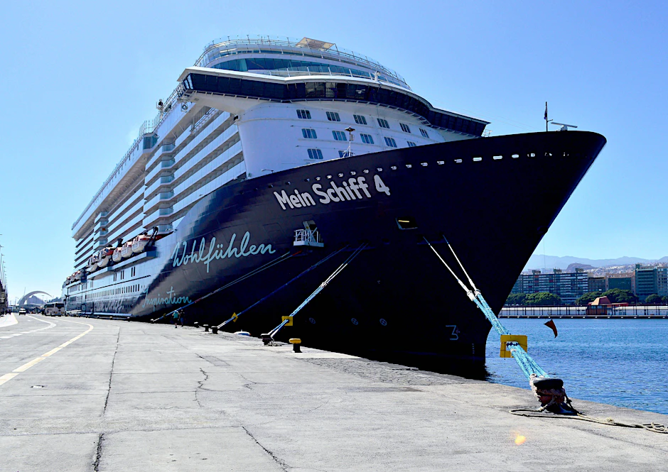 Die Mein Schiff 4 von TUI Cruises. Rückholaktionen und Routenanpassungen belasteten TUI im März zusätzlich.