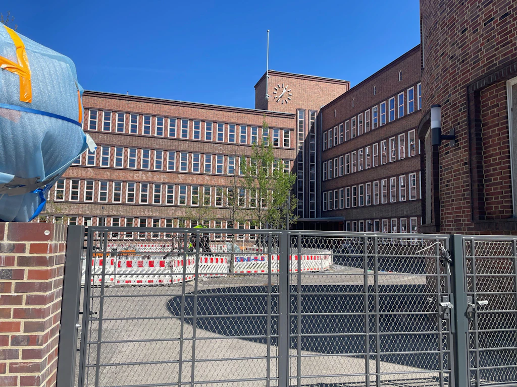 Wird das die schönste Schule der Stadt? Seit acht Jahren wird hier saniert