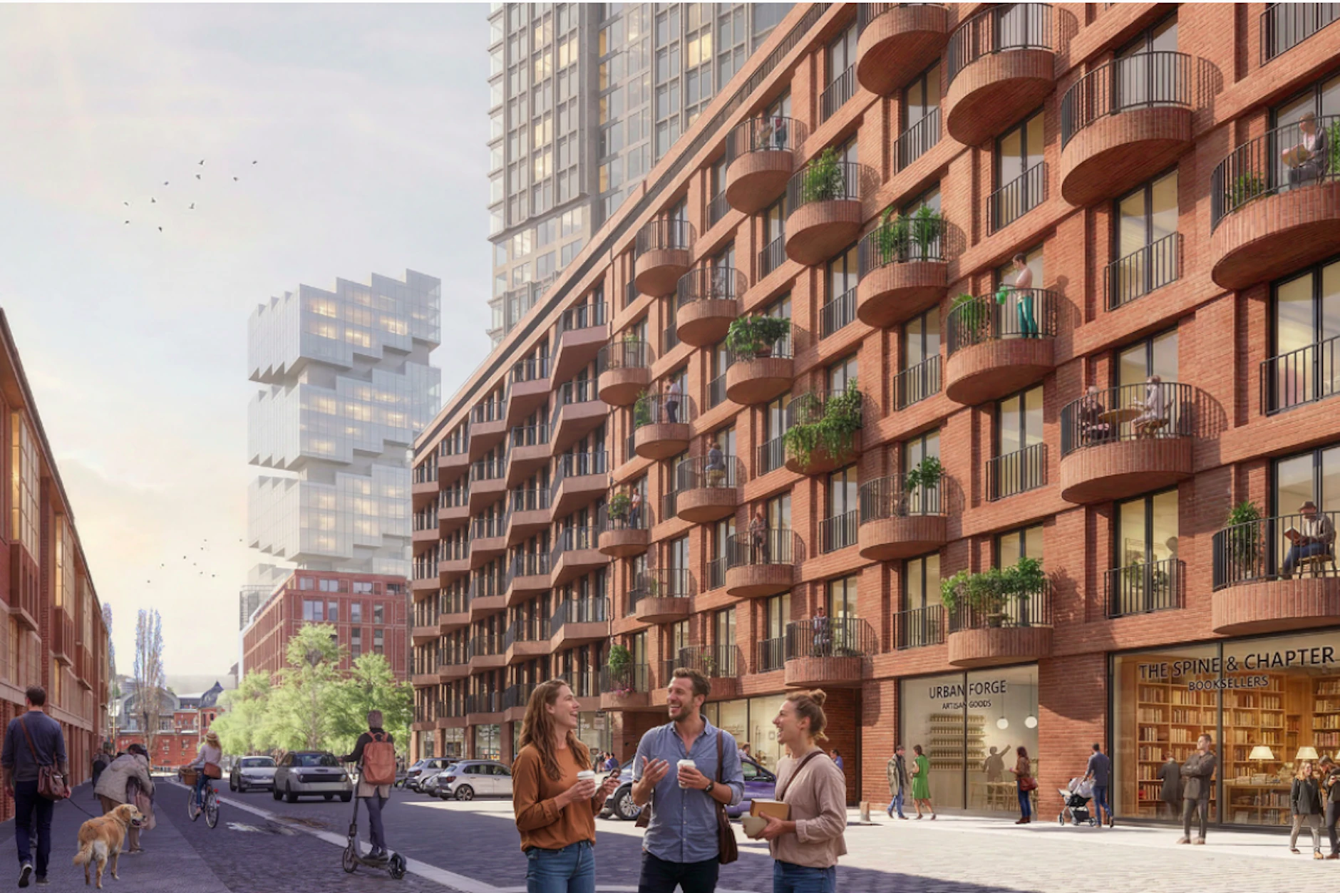 So sollen die sozial geförderten Wohnungen an der Rudolfstraße einmal aussehen.