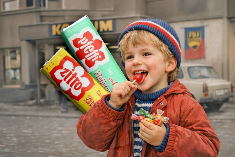 Kennen Sie Pfeffi und Zitro? DDR-Regierung brachte uns das Kult-Bonbon