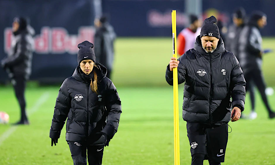 Im Herbst 2022 hospitierte Eta bei RB Leipzig.