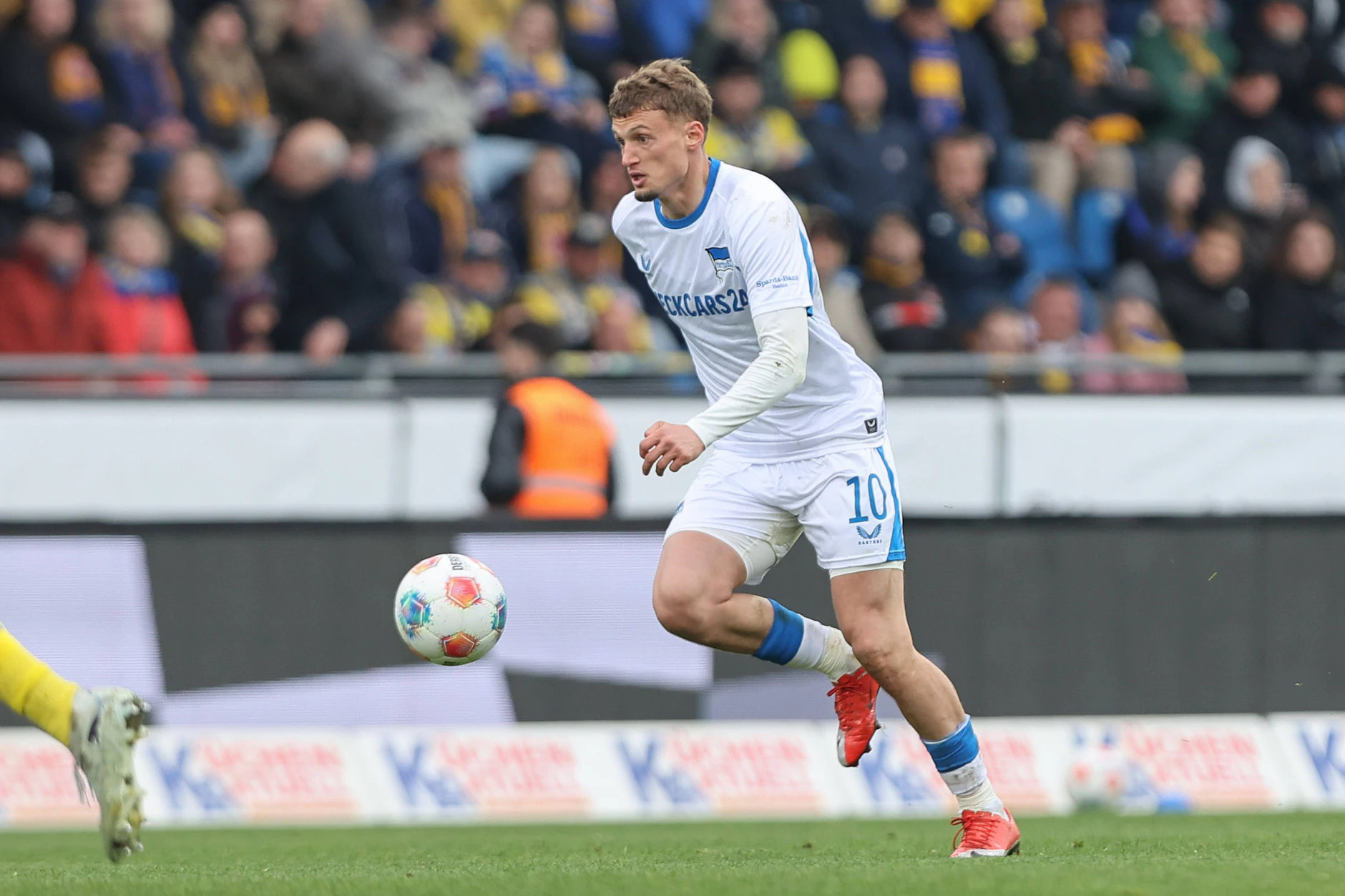 Michael Cuisance ist seinen Stammplatz als Zehner  bei Hertha BSC los. Jetzt könnte er als Sechser gegen Kiel spielen.