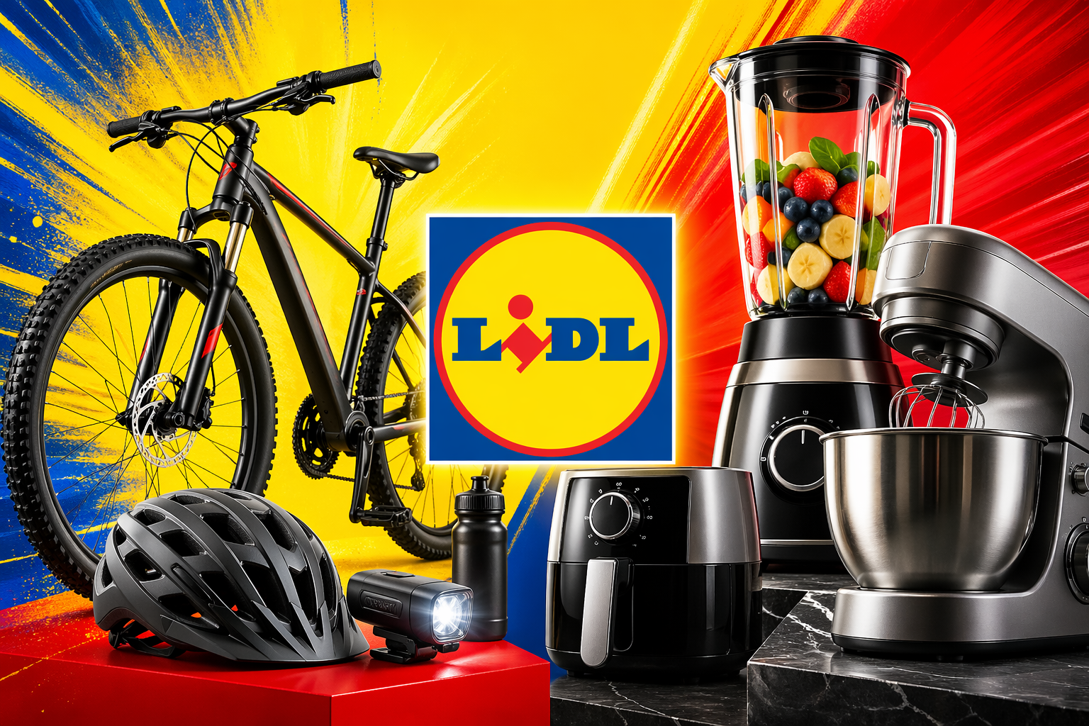 Lidl: hochwertige Fahrradprodukte zum Top-Preis, Küchengeräte und mehr