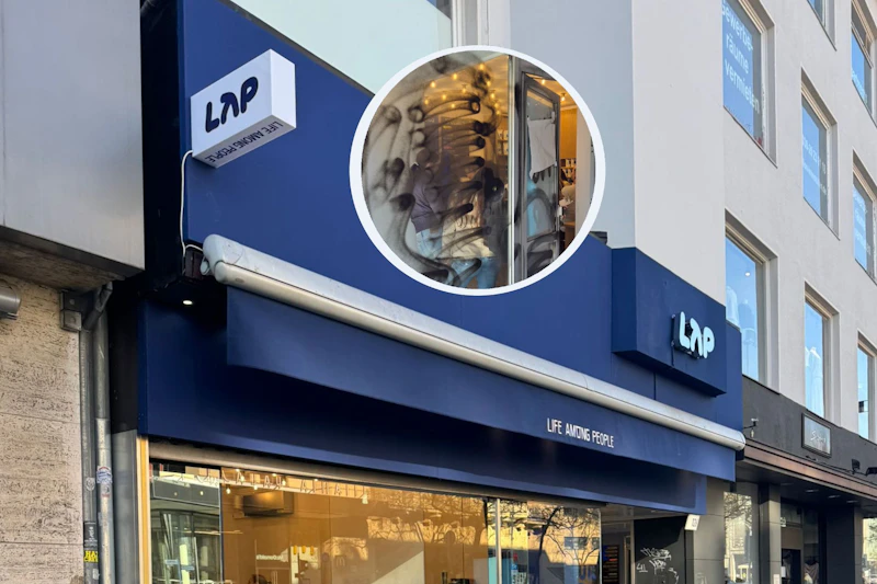 Filiale in der Schloßstraße beschmiert – der Hass gegen Lap Coffee