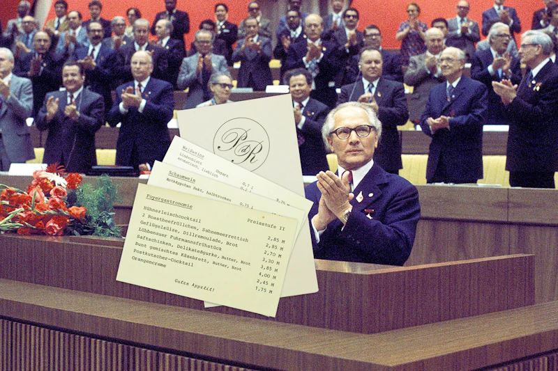 Speisekarten aus dem Palast der Republik: Das wurde in der DDR serviert