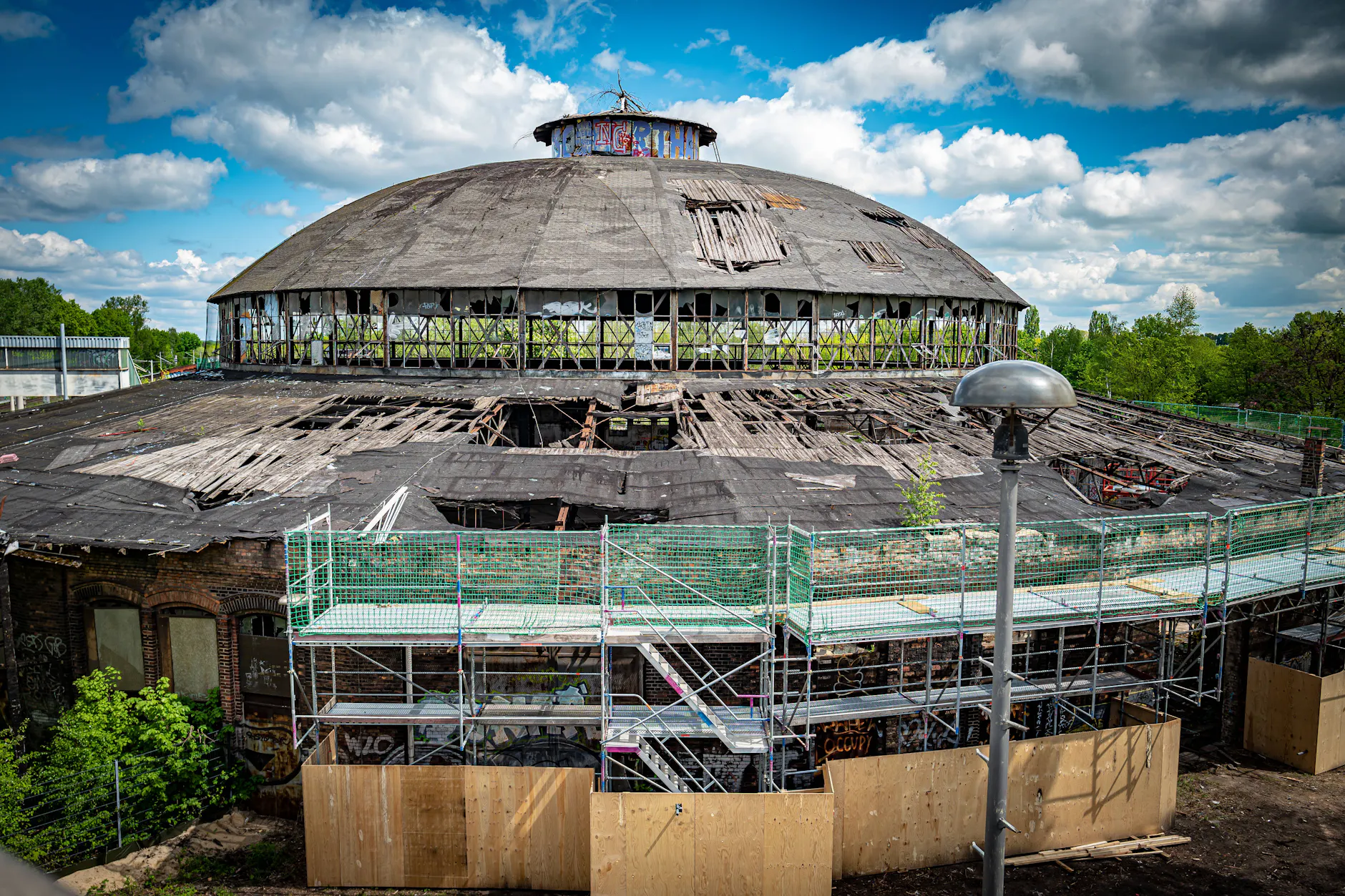 Kurt Krieger sicherte sich den Ringlokschuppen auf dem Areal vom Bauprojekt Pankower für sechs Millionen Euro.