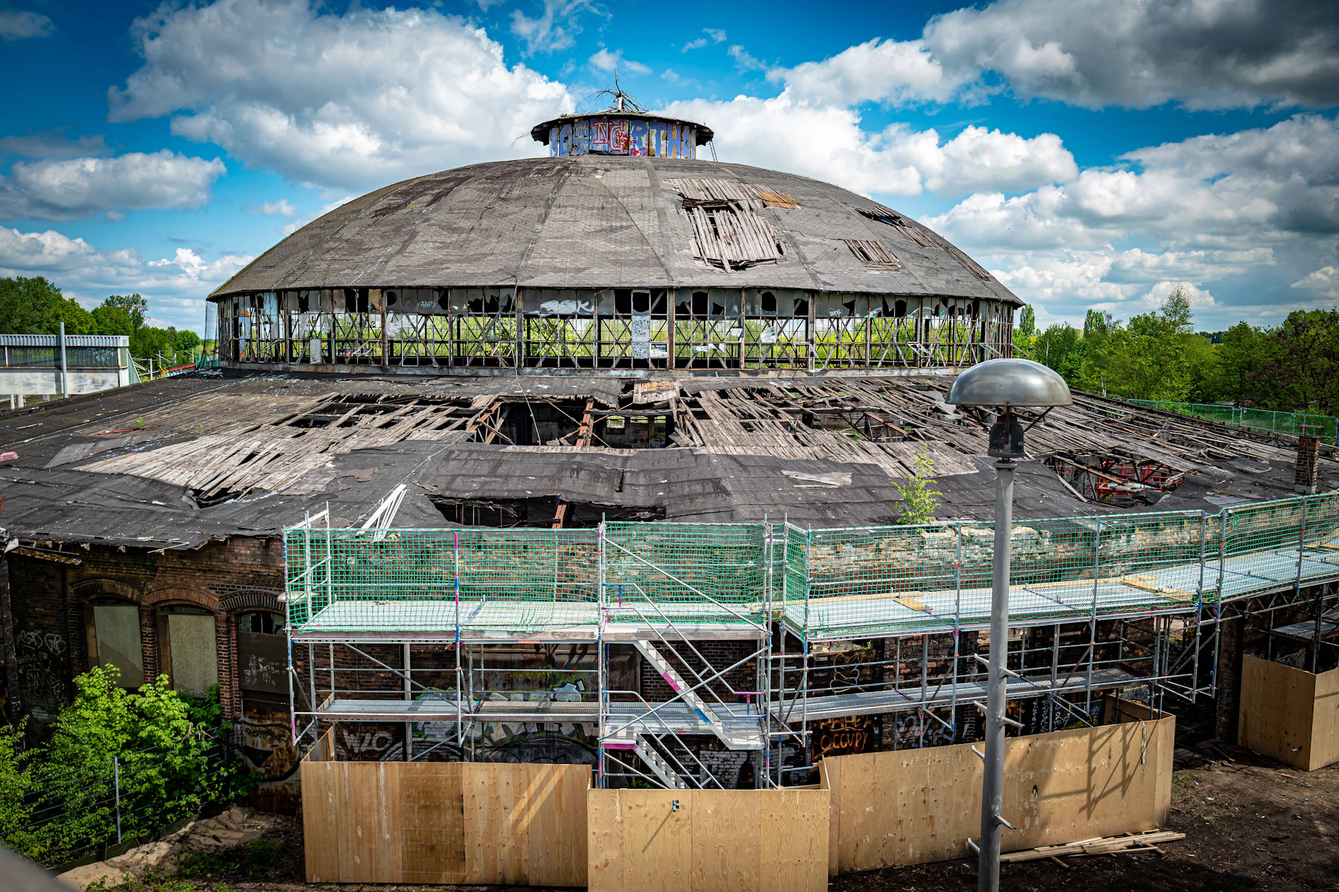 Kurt Krieger sicherte sich den Ringlokschuppen auf dem Areal vom Bauprojekt Pankower für sechs Millionen Euro.