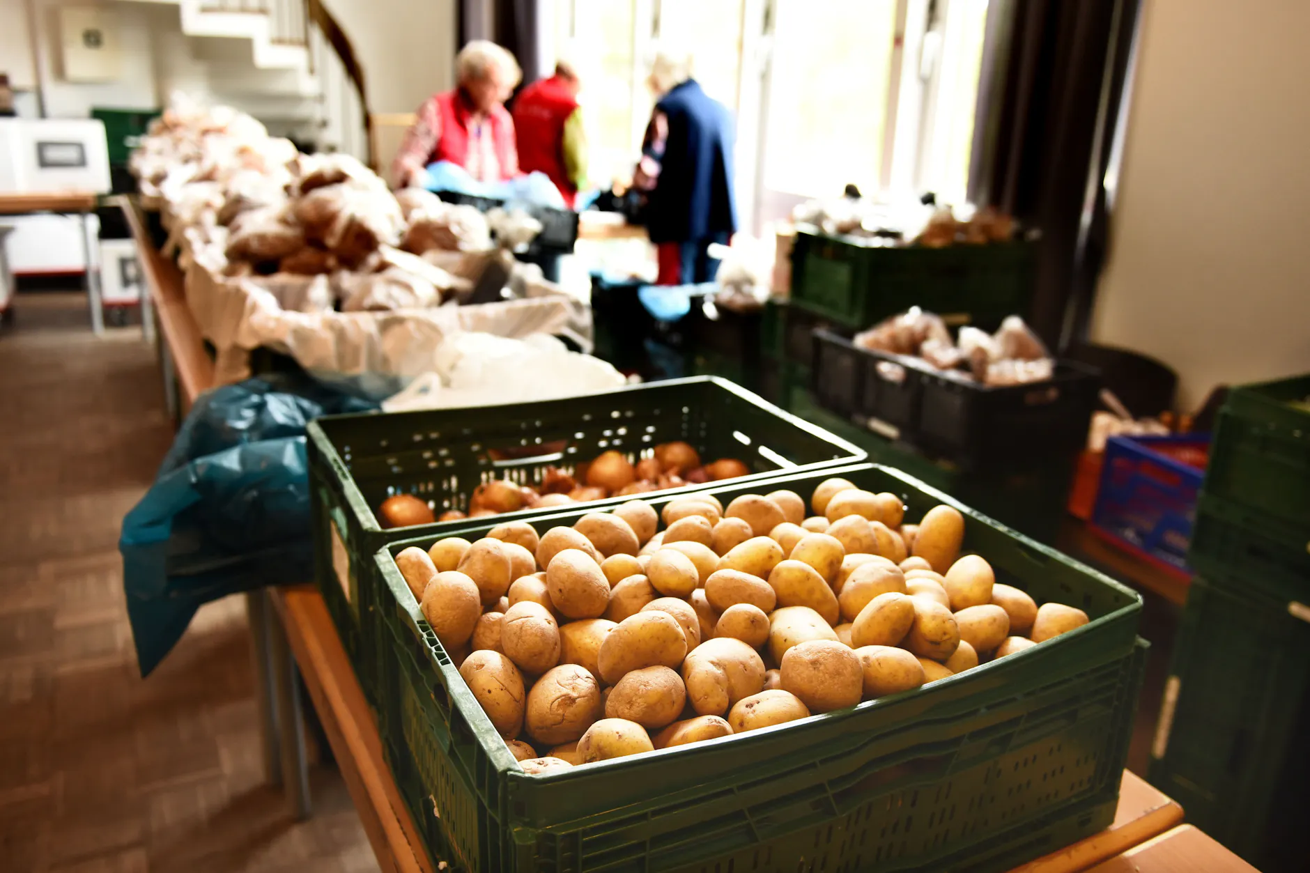 Die Kunden dürfen sich so viel mitnehmen, wie sie für ihren Haushalt brauchen.