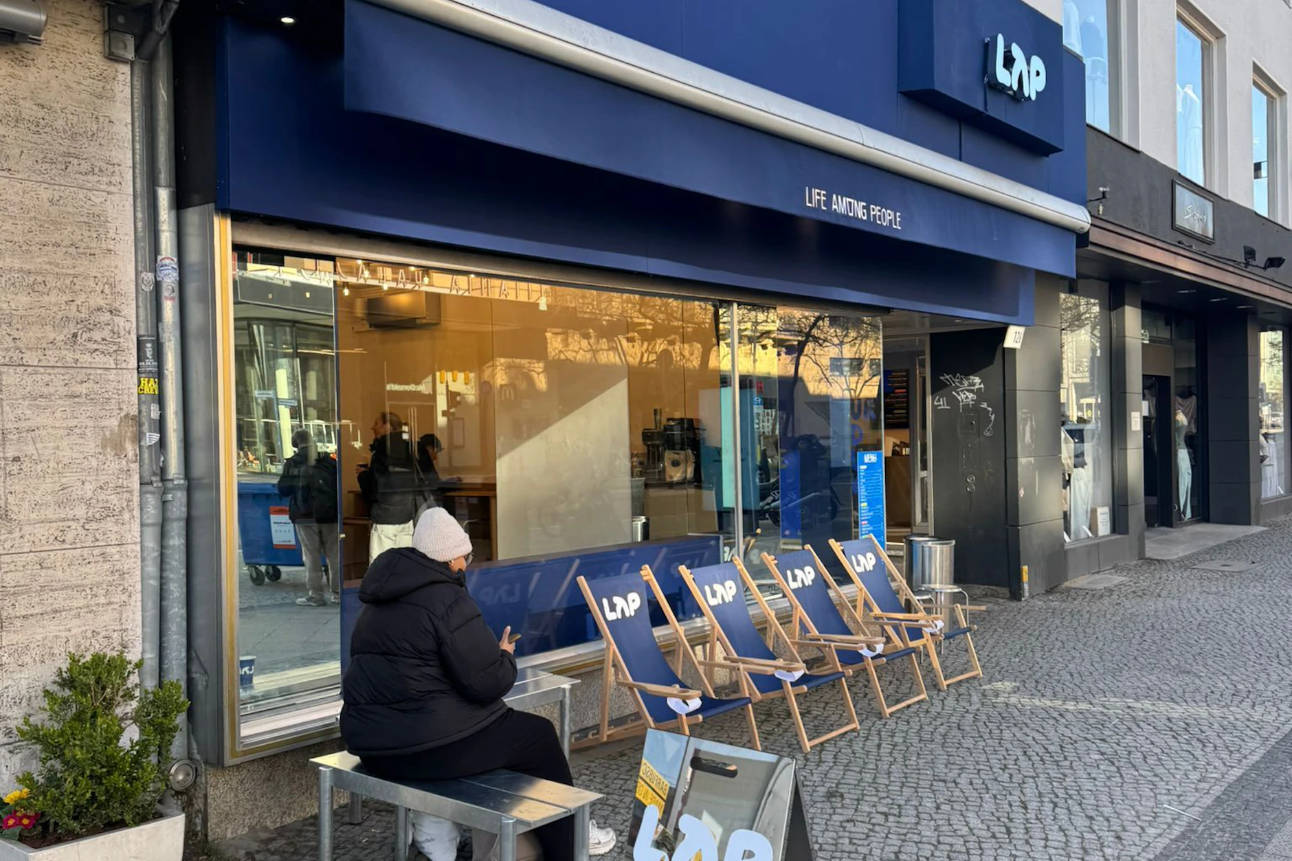 Die Lap-Coffee-Filiale in der Schloßstraße.