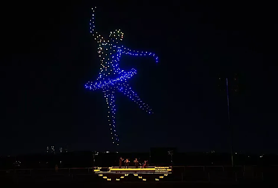 Die Drohnenshow in den Gärten der Welt in Marzahn wurde verschoben 