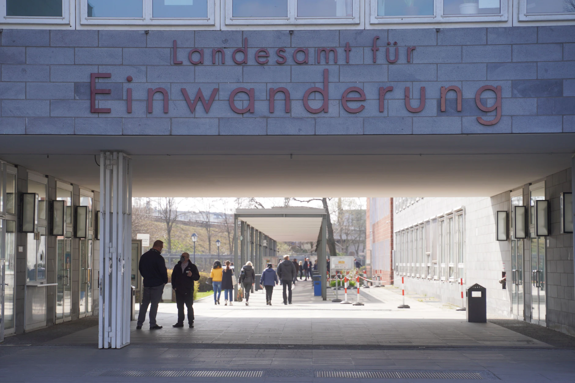 Das Berliner Landesamt für Einwanderung. In der Hauptstadt ist der Anteil ausländischer Fachkräfte hoch.