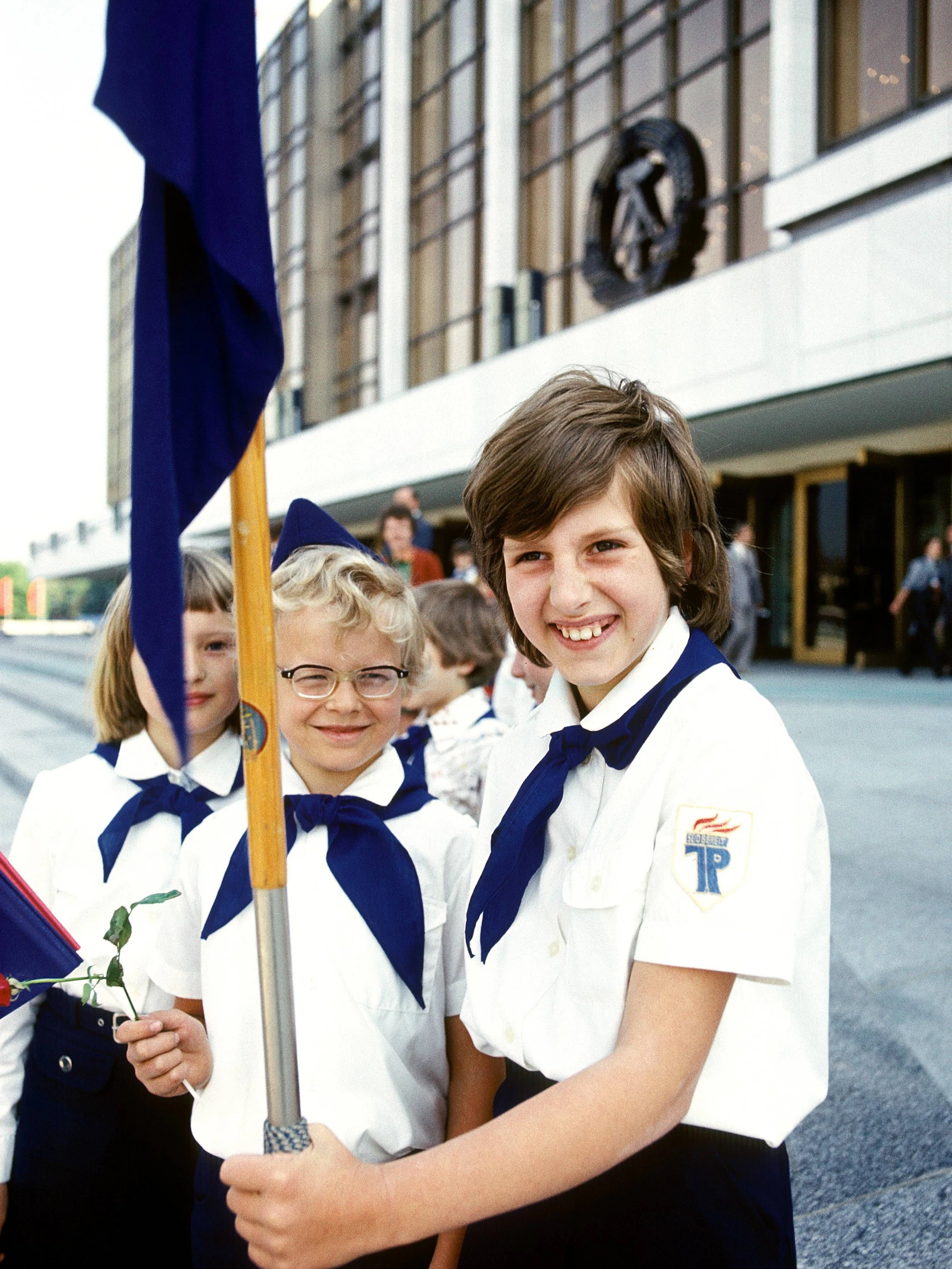 Im Palast der Republik gab es auch jüngeres Publikum - gut, dass auch eine Speisekarte für Kinder angeboten wurde.
