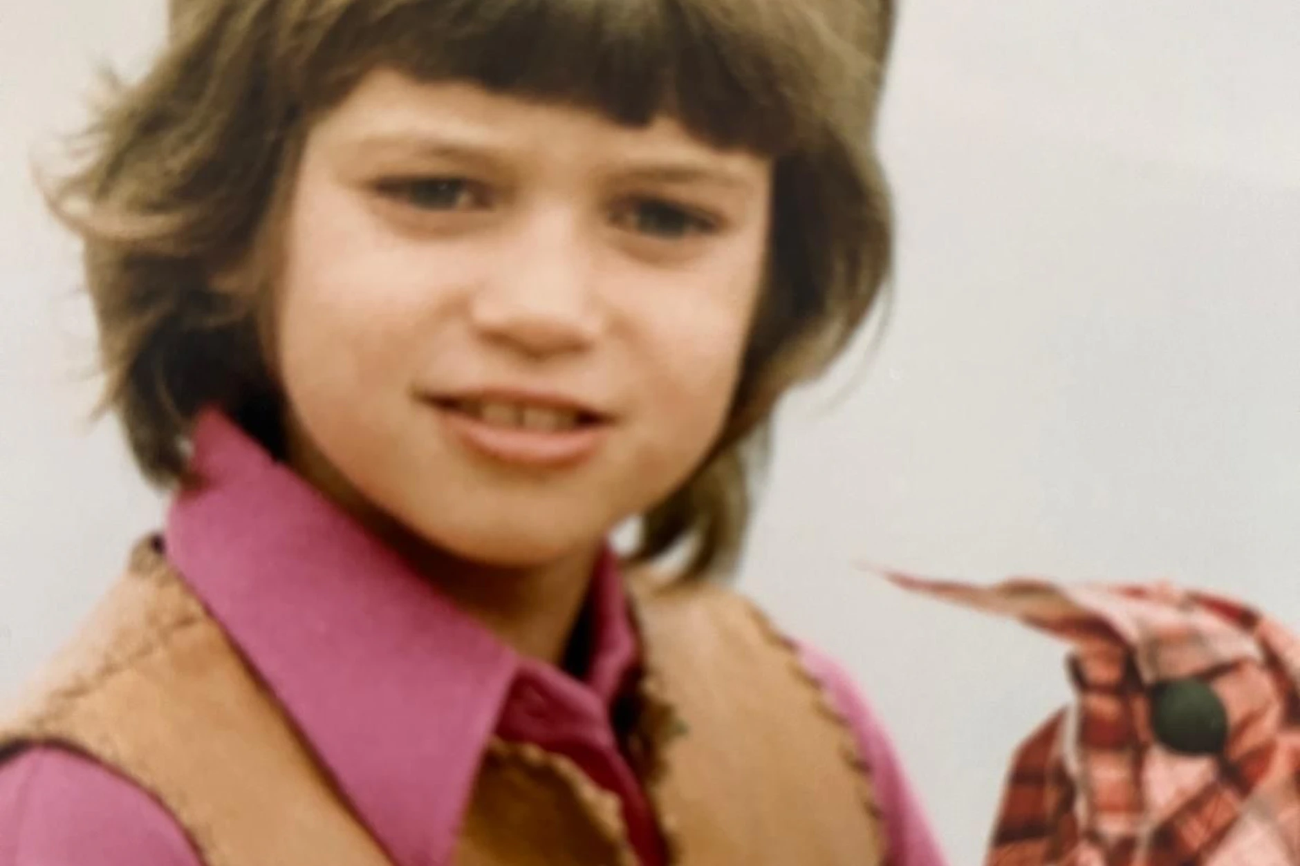 Ein Foto aus dem Ferienlager: Die Lederweste hat Klings Mutter selbst genäht.