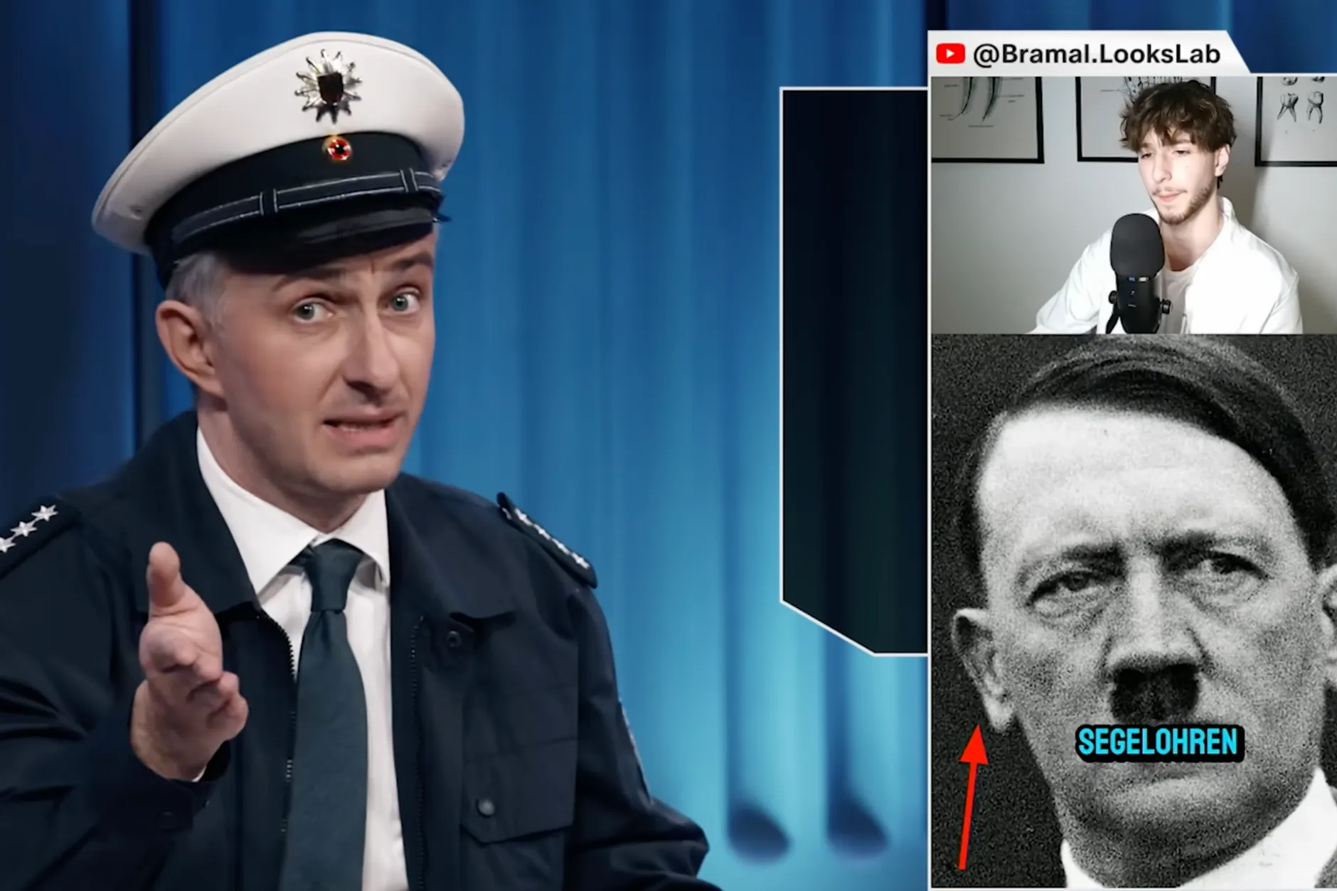Der GröHiJo und sein Führer. Oben irgendwer anders. (Intendant nicht im Bild.)