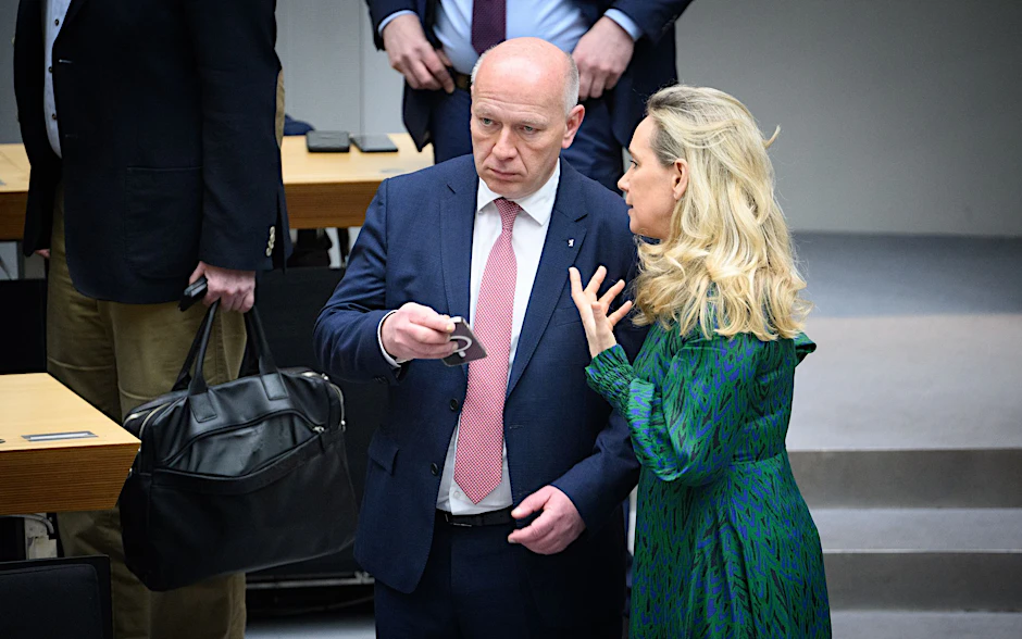 Absprung verpasst? Kai Wegner,  und Ex-Senatorin Wedl-Wilson.