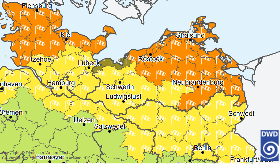 Neue Gefahr für Buckelwal Timmy: Wetterwarnung – Sturm zieht an Ostseeküste auf
