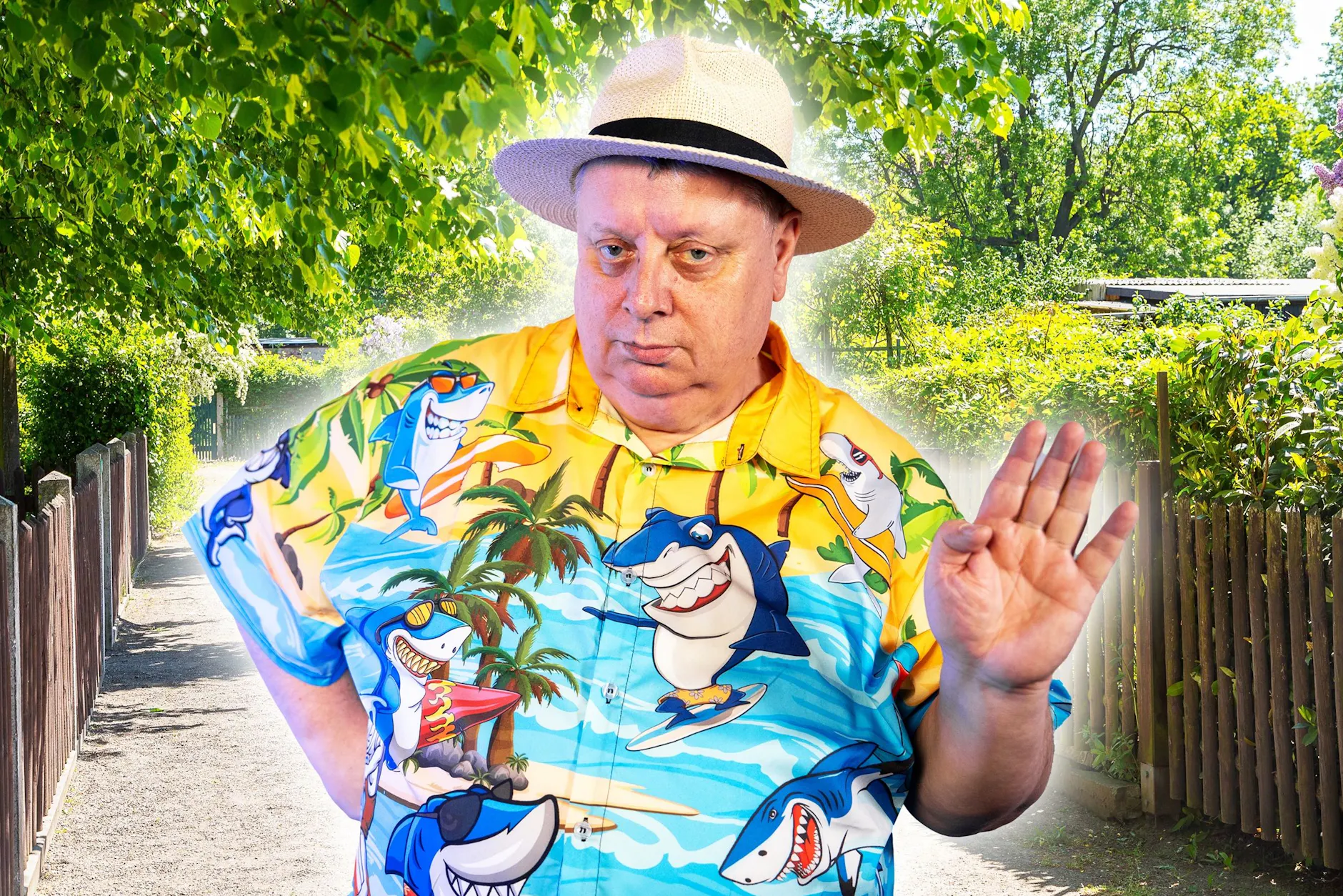 Michael Baumann wurde als Kleingartensheriff in ganz Deutschland bekannt. Er passt in der Kleingartenanlage auf, dass sich alle an die Regeln halten – und veröffentlicht dazu witzige Videos im Netz.