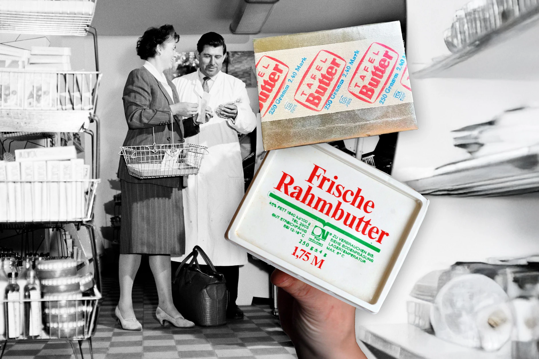 In der DDR gab es nicht immer genug Butter. Über Jahre herrschte Mangel. Was später selbstverständlich wurde, sorgte in der Anfangszeit für eine echte Krise.