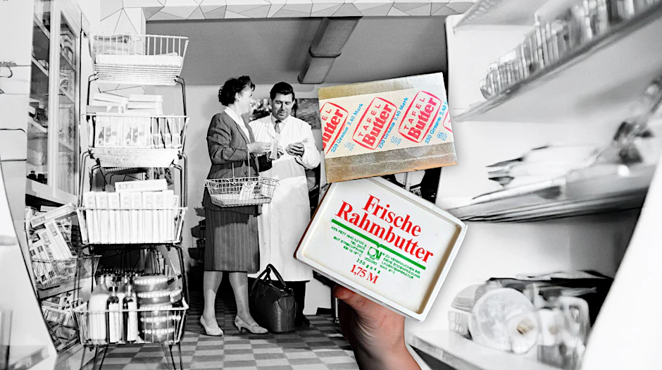 In der DDR gab es nicht immer genug Butter. Über Jahre herrschte Mangel. Was später selbstverständlich wurde, sorgte in der Anfangszeit für eine echte Krise.