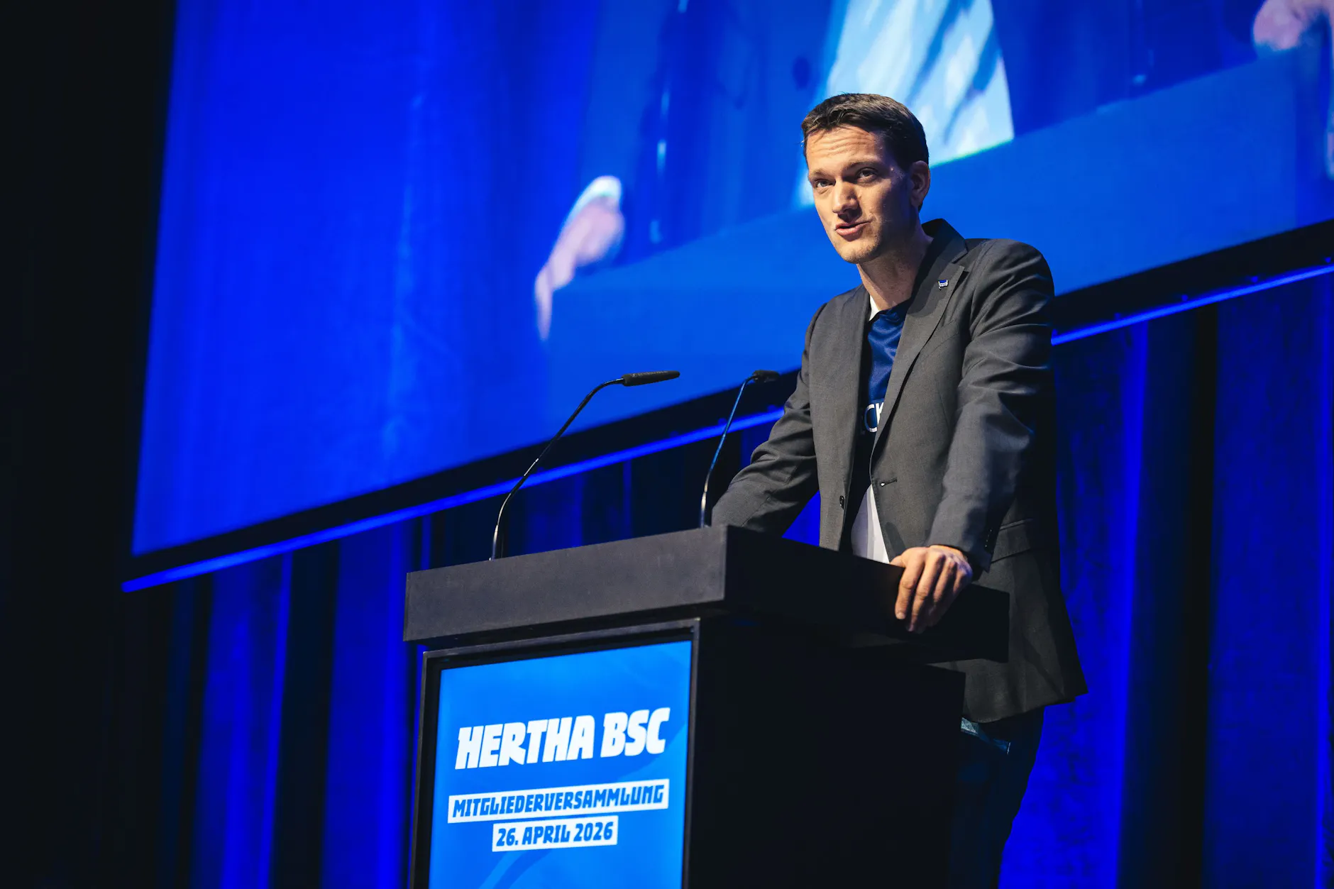 Tim Kauermann wurde Sonntag bei Hertha BSC von den Mitgliedern zum neunen Vorsitzenden des Aufsichtsrats gewählt.