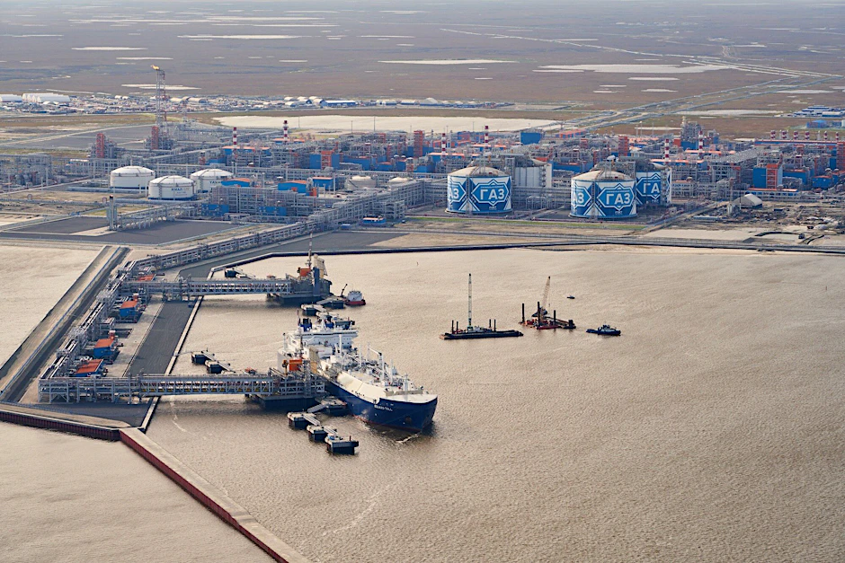 Yamal LNG: Das LNG-Exportterminal von Novatek in der russischen Arktis, aus dem die EU noch russisches Flüssigerdgas erhält.