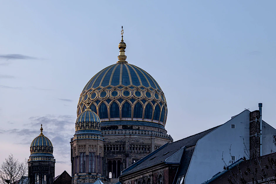 Die Kuppel der Neuen Synagoge in Berlin
