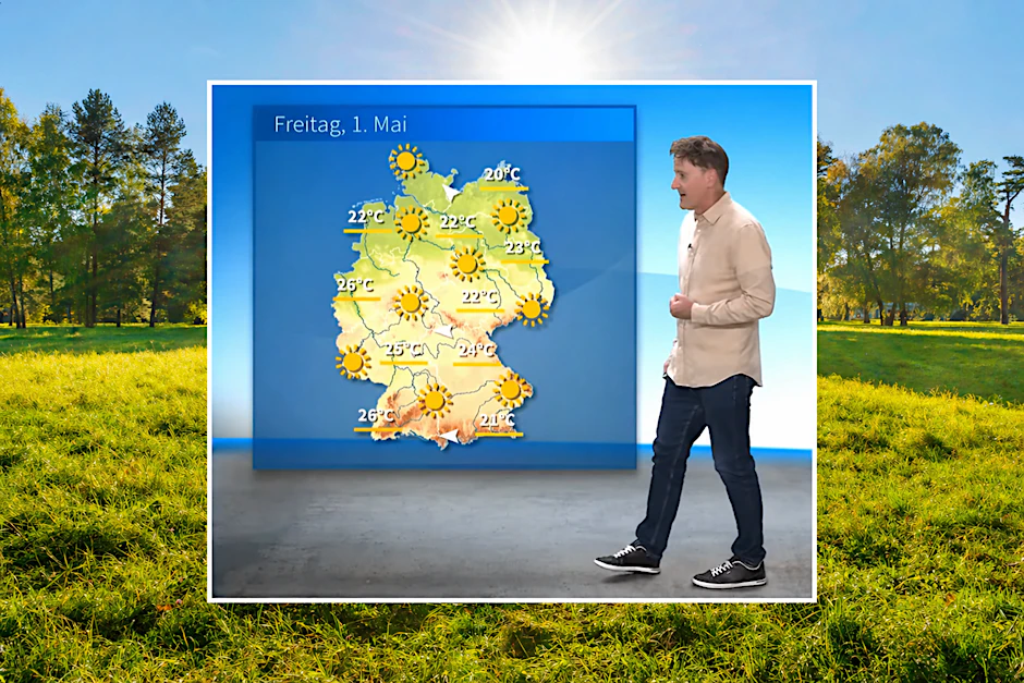 In den nächsten Tagen gibt es Sonne satt. Der 1. Mai und das Wochenende fühlen sich frühsommerlich an, sagt der Meteorologe Dominik Jung von wetter.net.