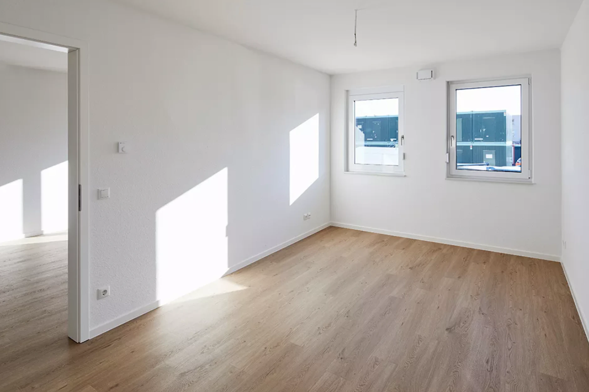 Blick in eine Vier-Zimmer-Wohnung in der Gartenstadt Karlshorst