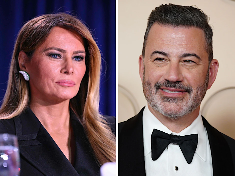 Nach wiederholter Kritik ihres Mannes bezieht nun auch Melania Trump Stellung gegen Jimmy Kimmel.