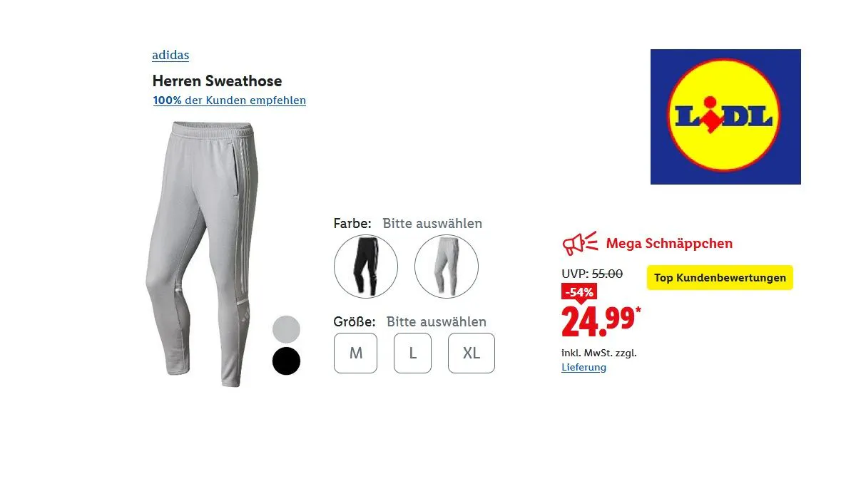 adidas Sweathose