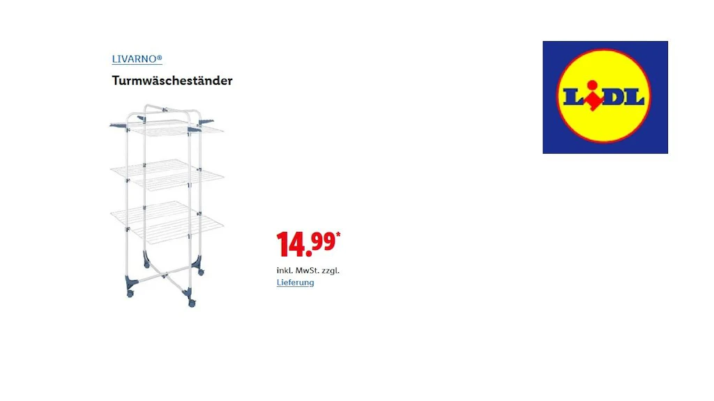 Livarno Turmwäscheständer