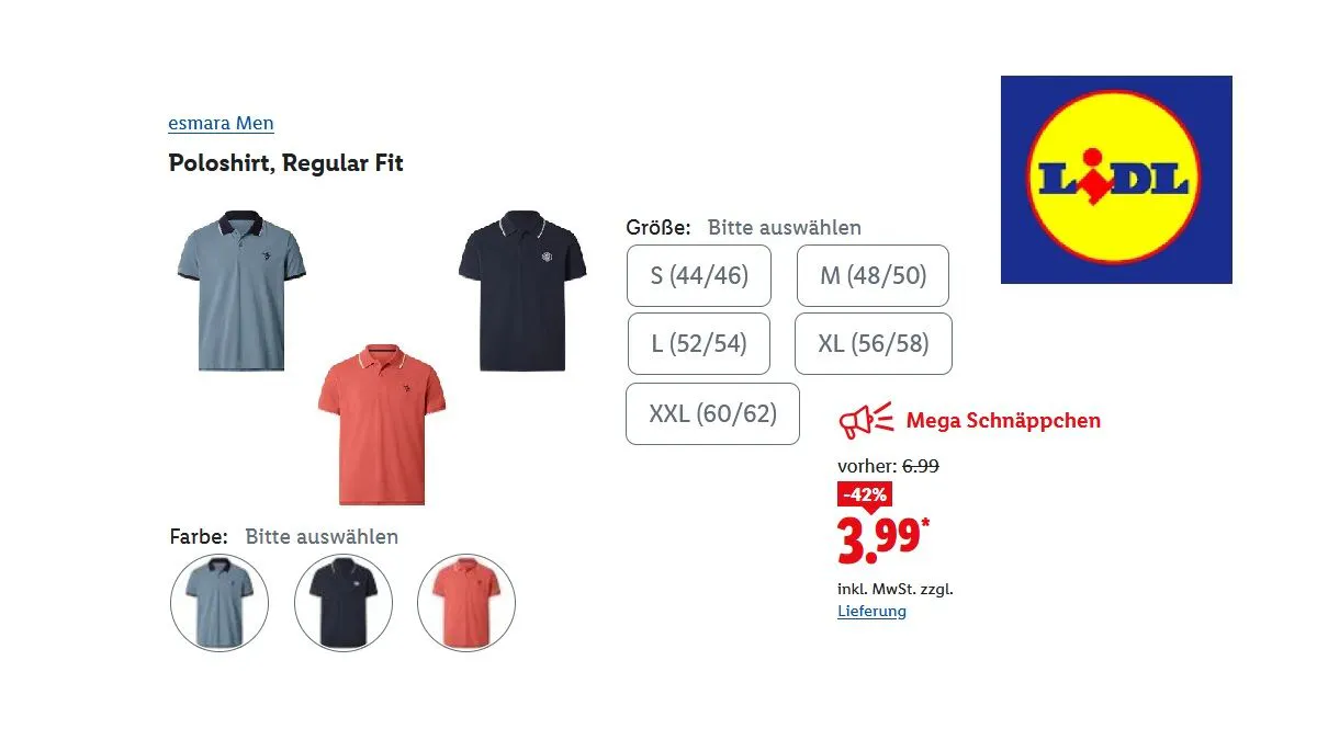 Esmara Men Polo Shirt