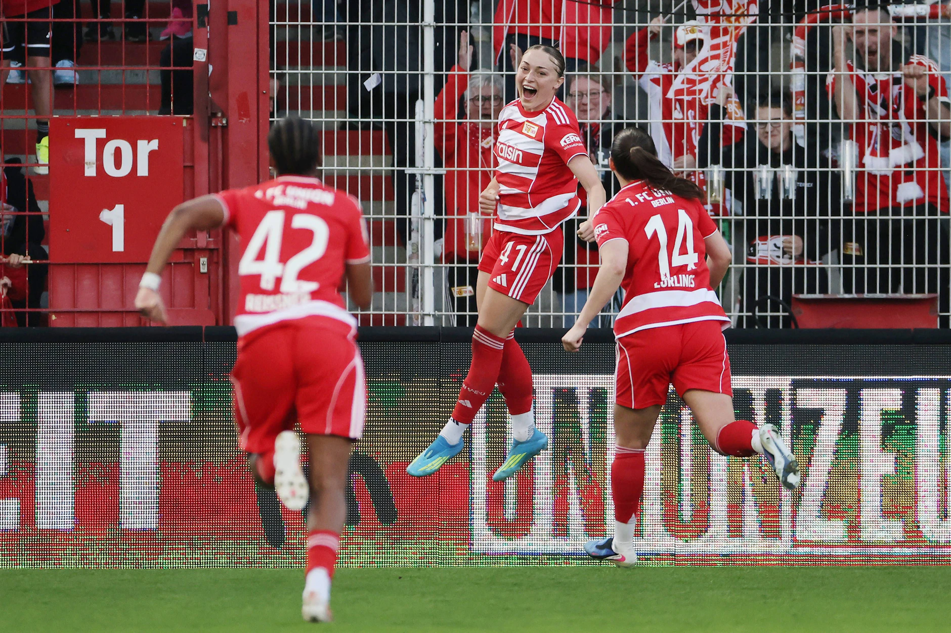 Die Bayern zu Gast? Egal. Lia Kamber spielt trotzdem so selbstbewusst, als ob es ein Freundschaftsspiel gegen die A-Jugend wäre.