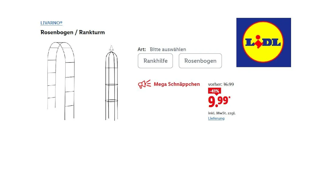 Livarno Rosenbogen/ Rankturm