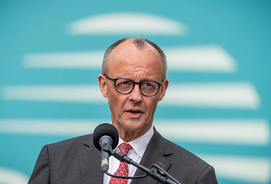 Bundeskanzler Friedrich Merz (CDU) am Montag bei der Klausurtagung des Bundesvorstands von CDU und CSU