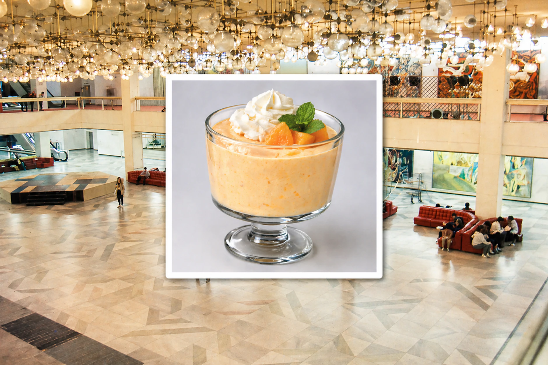 Im Palast der Republik stand auch Orangencreme auf der Karte. Wir verraten, wie Sie einen Nachtisch in dieser Art ganz einfach selbst zubereiten.