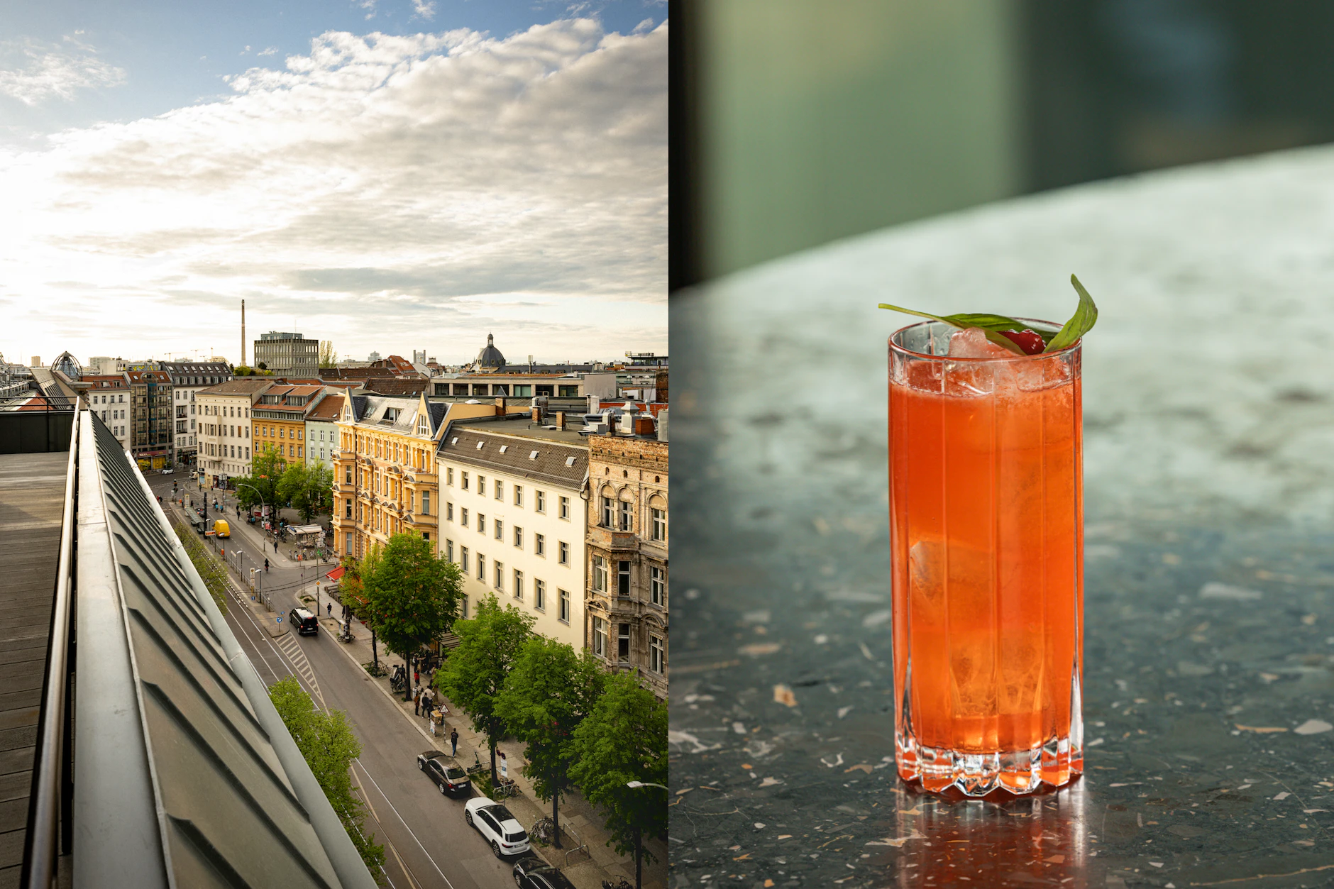 Über den Dächern von Mitte einen Cocktail genießen: Die Bar Clara bietet wohl einen der besten Ausblicke.