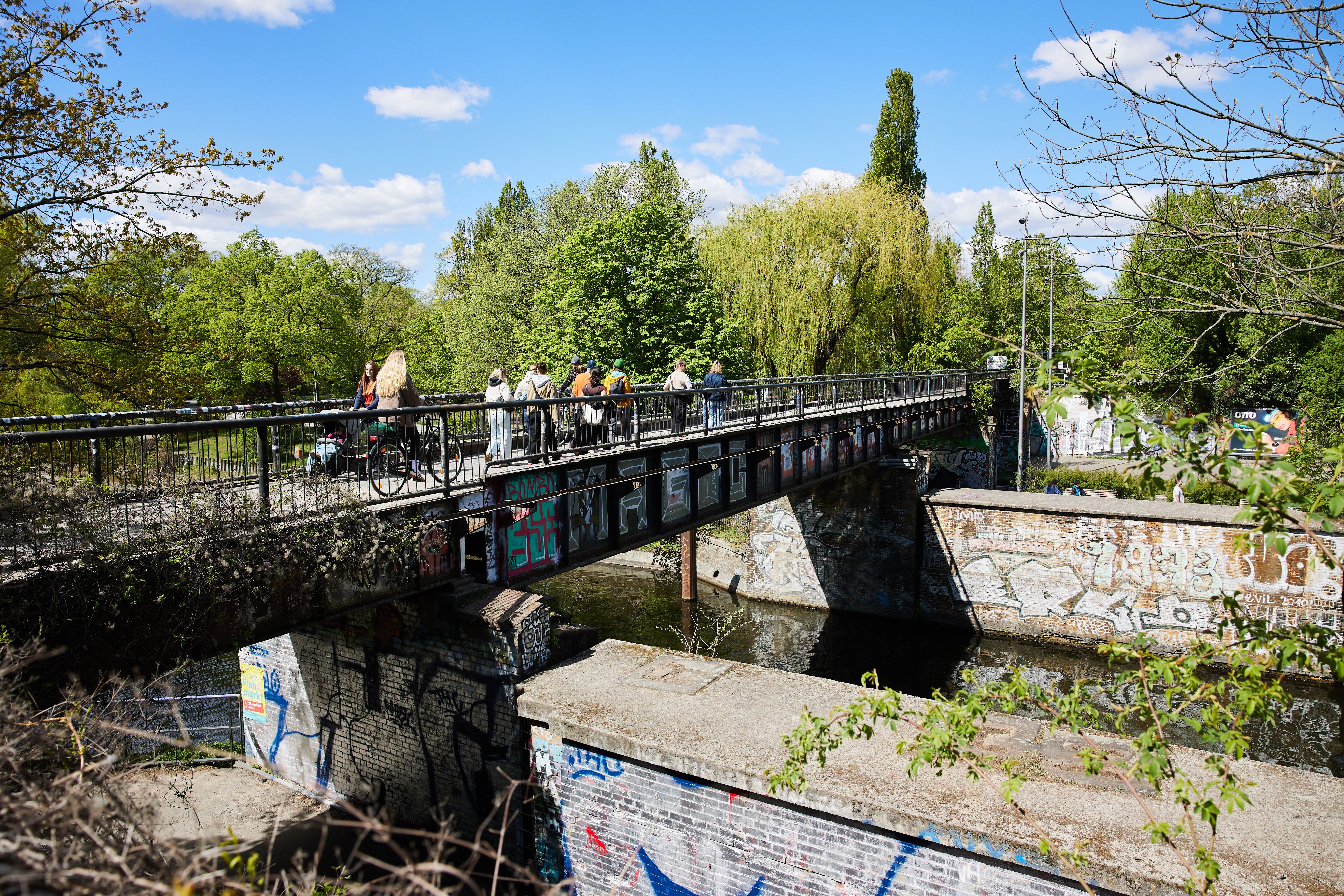 Sperrung der Brücken im Görlitzer Park! Trennung von Kreuzberg und Treptow