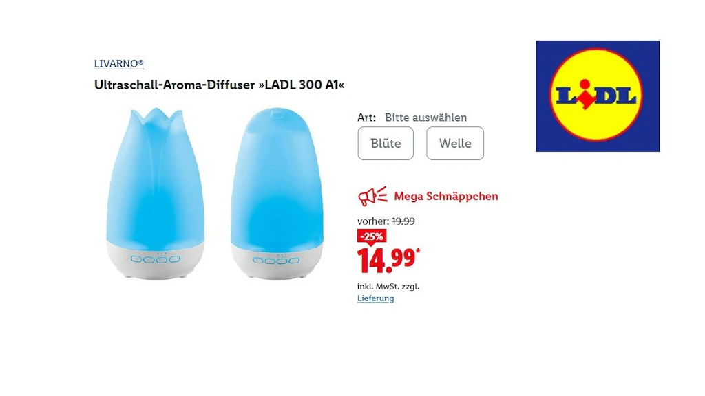 Livarno Ultraschall-Aroma-Diffusor
