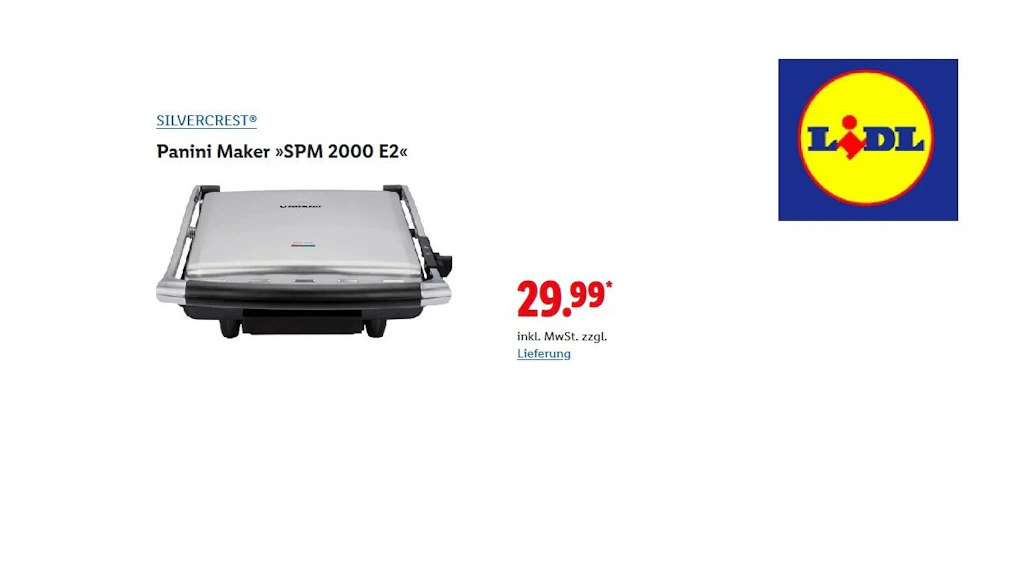 SILVERCREST Panini-Maker
