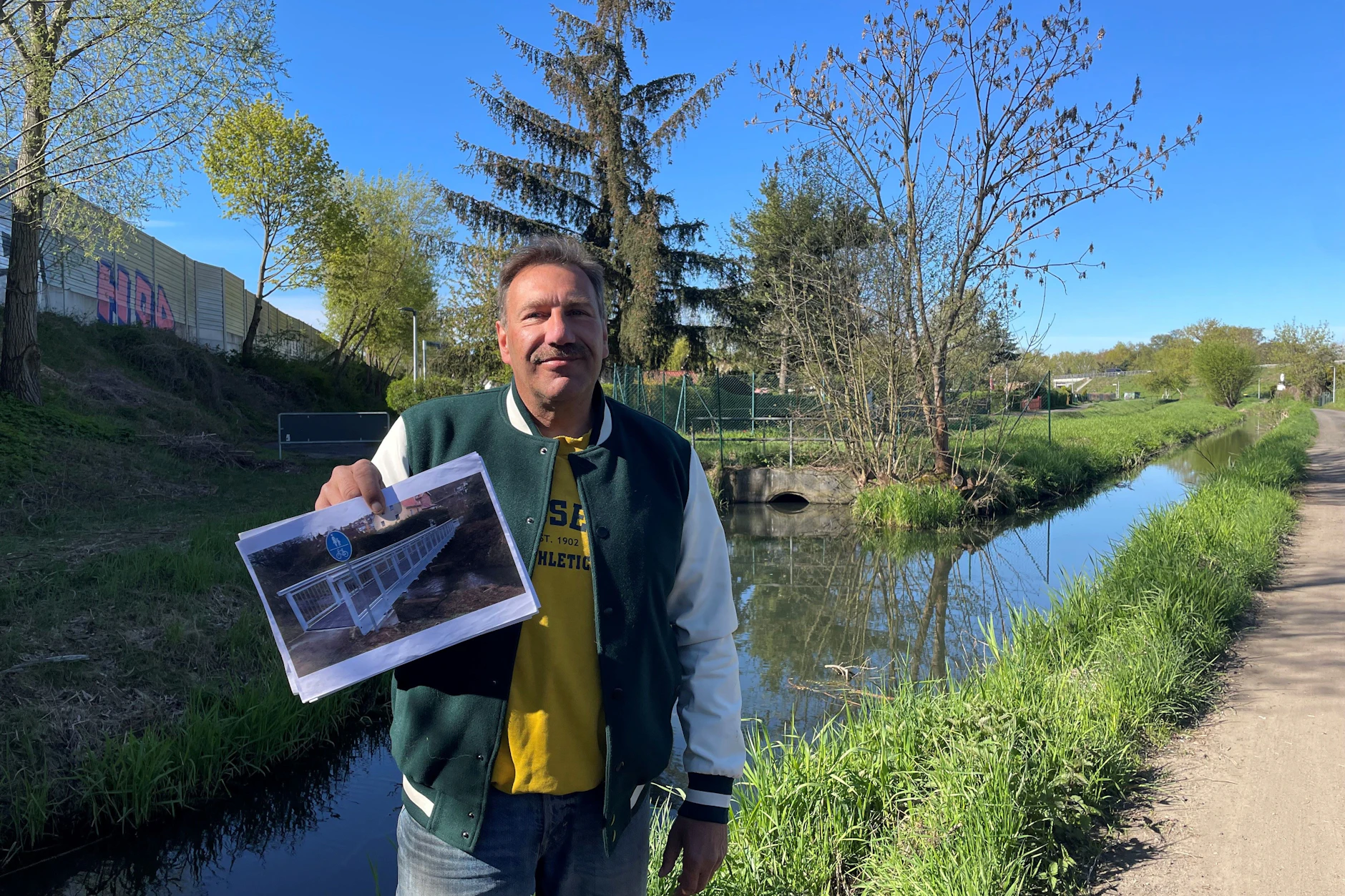 Mario Rubelowski kämpft für einen neuen Übergang in Blankenburg.