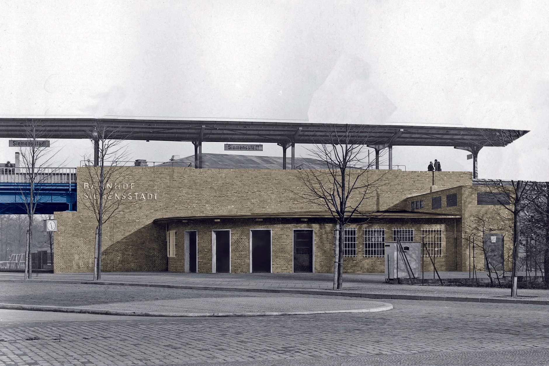 So soll der S-Bahnhof Siemensstadt nach der denkmalgerechten Sanierung aussehen.