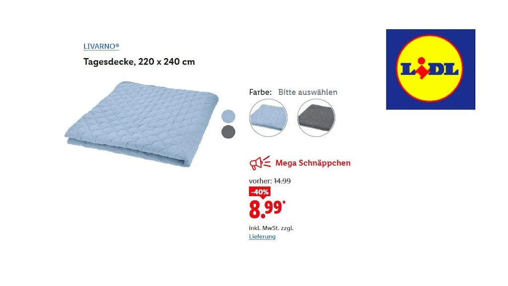 Livarno Tagesdecke 