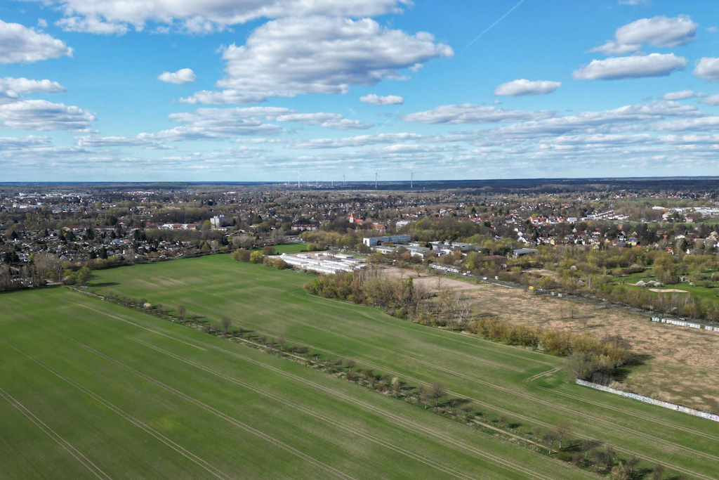 Ein Teil des Gebietes, das als „Blankenburg Süden“ in Pankow als Neubaugebiet entwickelt werden soll.
