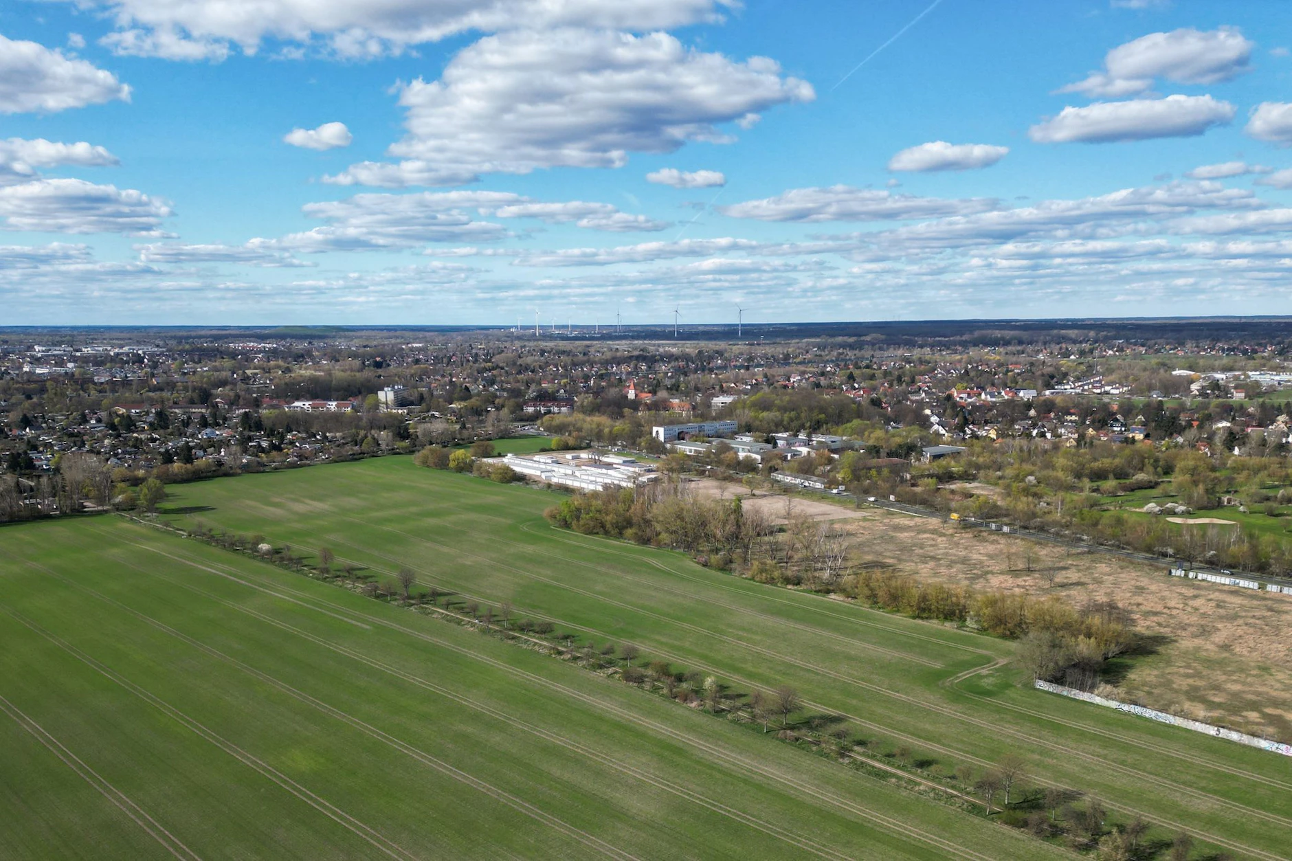 Ein Teil des Gebietes, das als „Blankenburg Süden“ in Pankow als Neubaugebiet entwickelt werden soll.