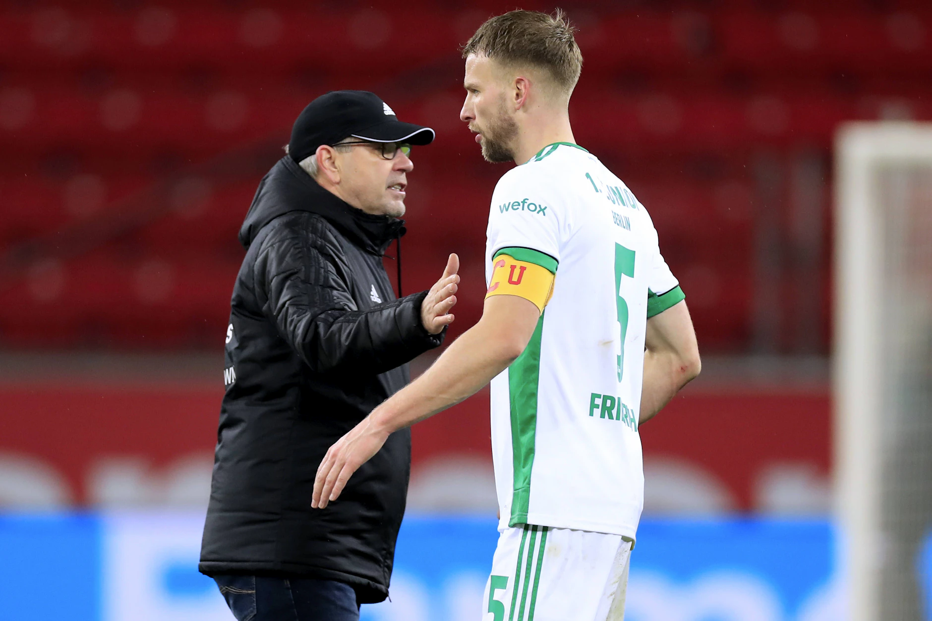 Urs Fischer (l.) machte Friedrich zu einem Top-Verteidiger der Bundesliga.
