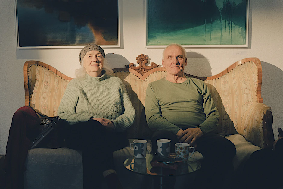 Angela Hampel und Steffen Fischer, zwei bekannte Künstler aus Dresden.