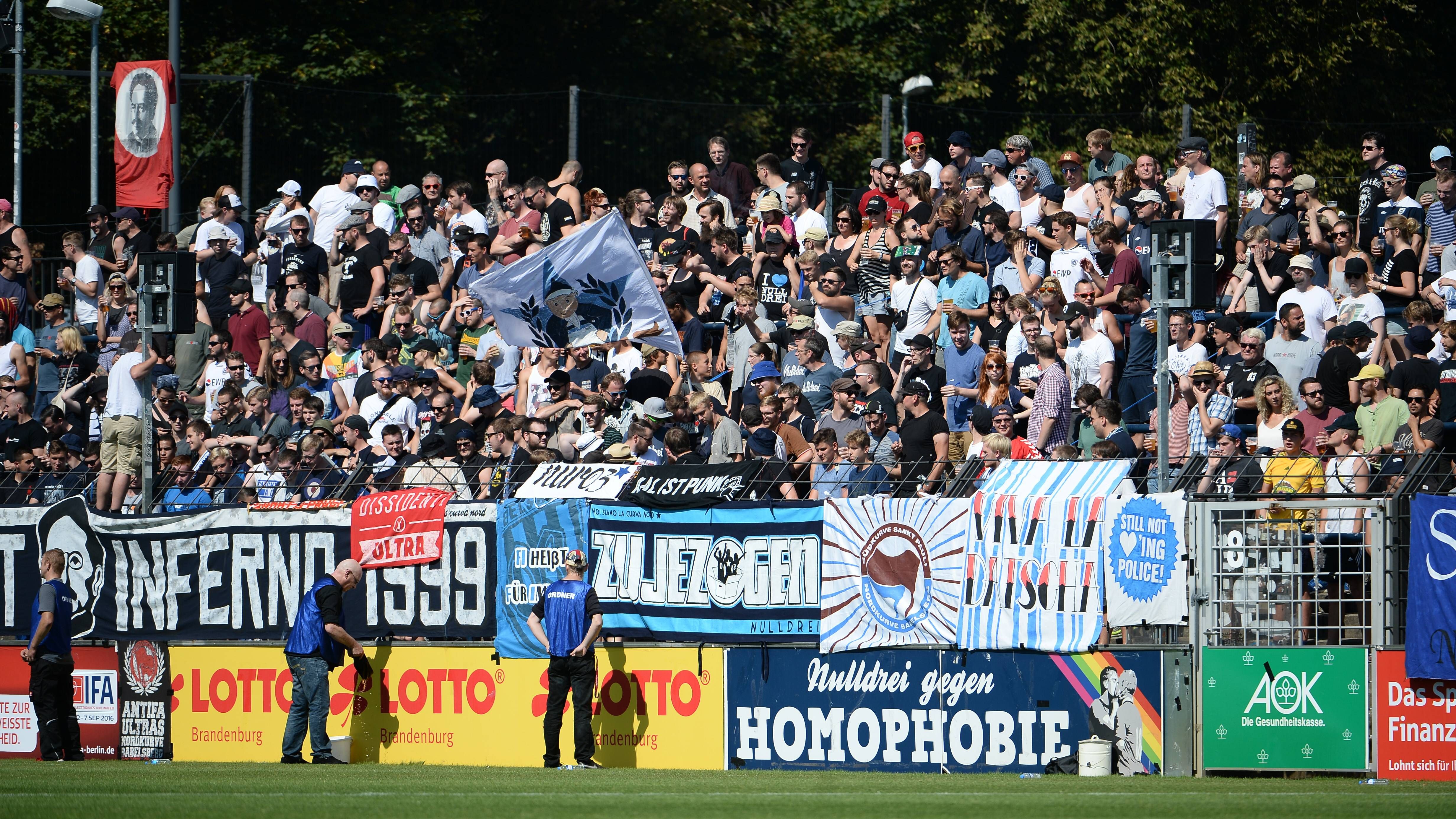 Gewerkschaft verurteilt Polizeihass in der Fußball-Regionalliga