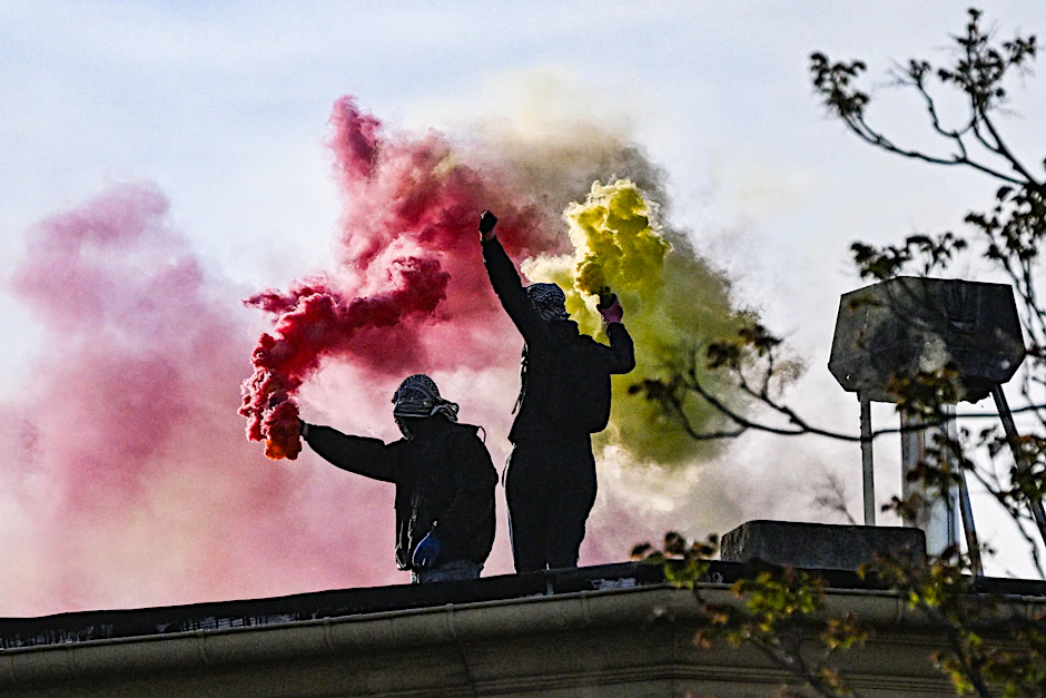 Die „Revolutionäre 1. Mai-Demonstration“ zieht wie in jedem Jahr viele Linksextreme an.
