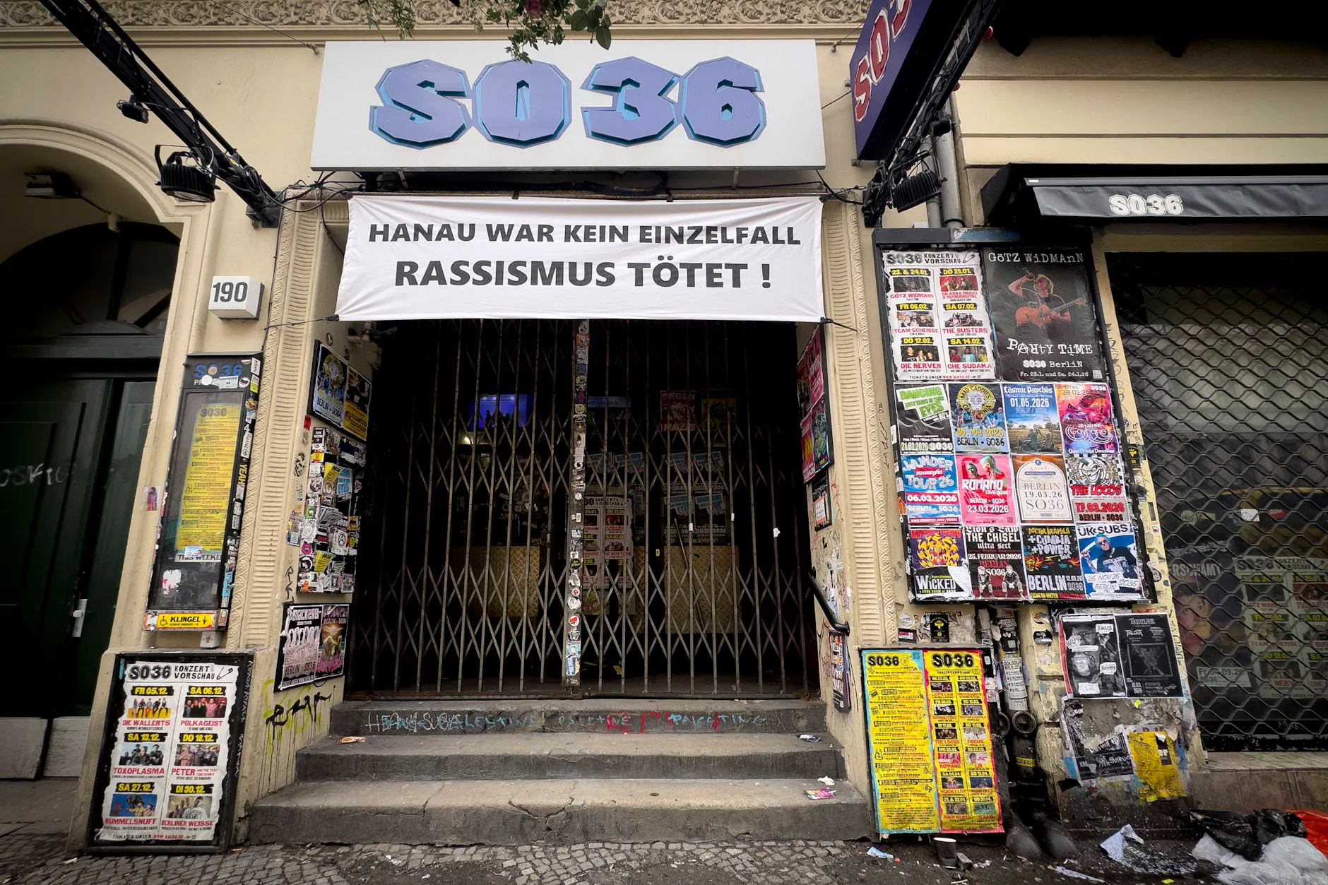 Der Club SO36 positioniert sich mit einer Konzertabsage klar antifaschistisch.
